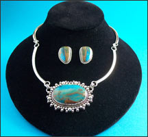 Silver and Turquoise